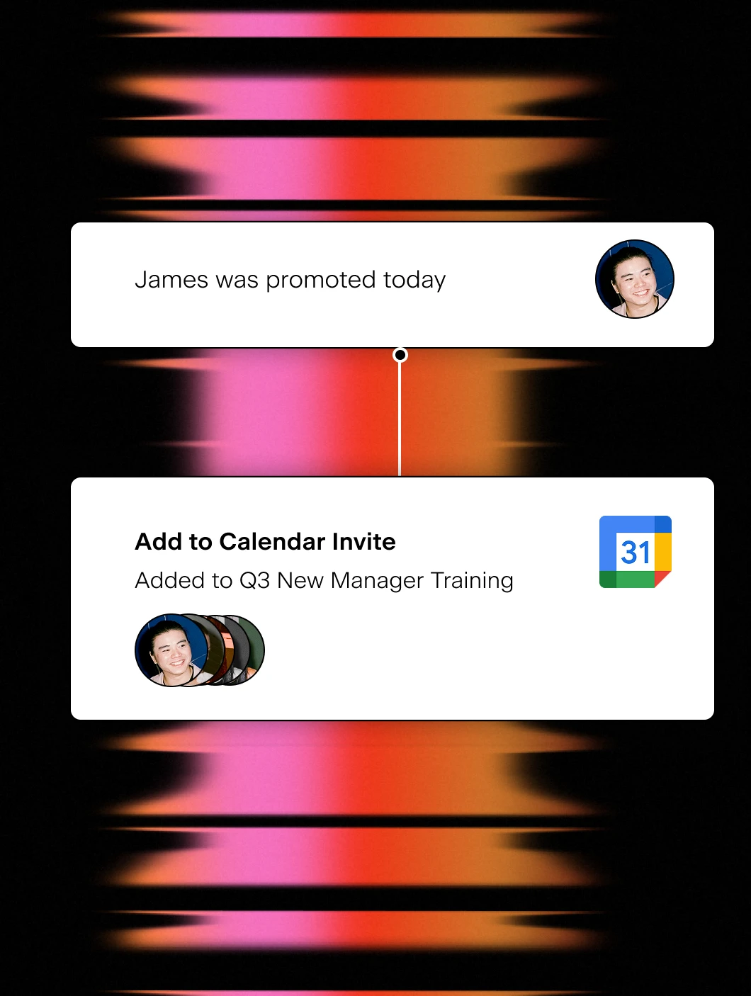 Add to new training invite